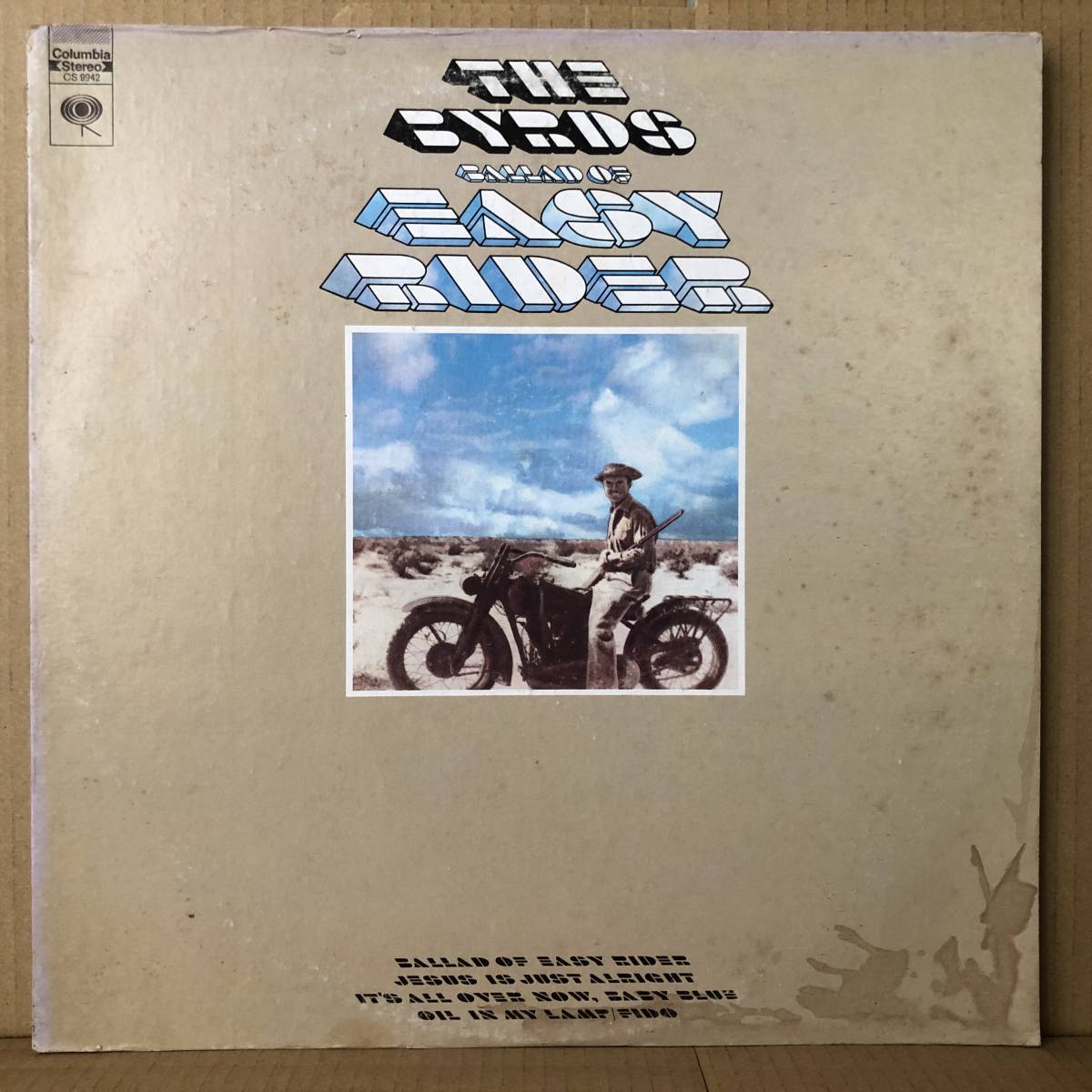 THE BYRDS BALLAD OF EASY RIDER LP US盤 ドラムブレイク_画像1