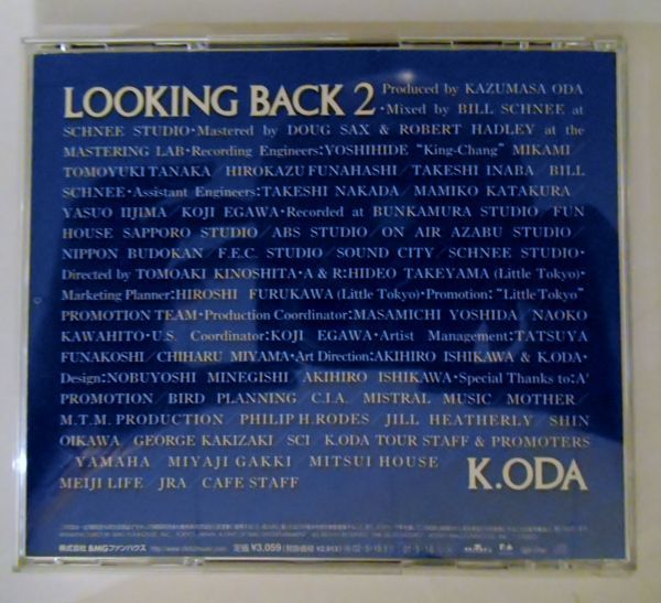 CD3／中古CD☆小田　和正☆Ｋ．ＯＤＡ「LOOKING BACK 2」☆歌詞つき_画像3