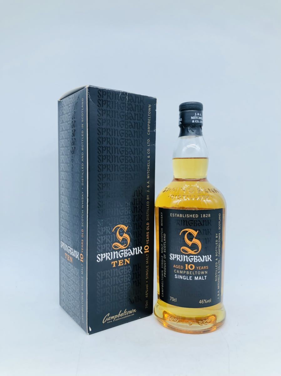 未開栓】Springbank スプリングバンク 10年 旧ラベル ウイスキー 700ml