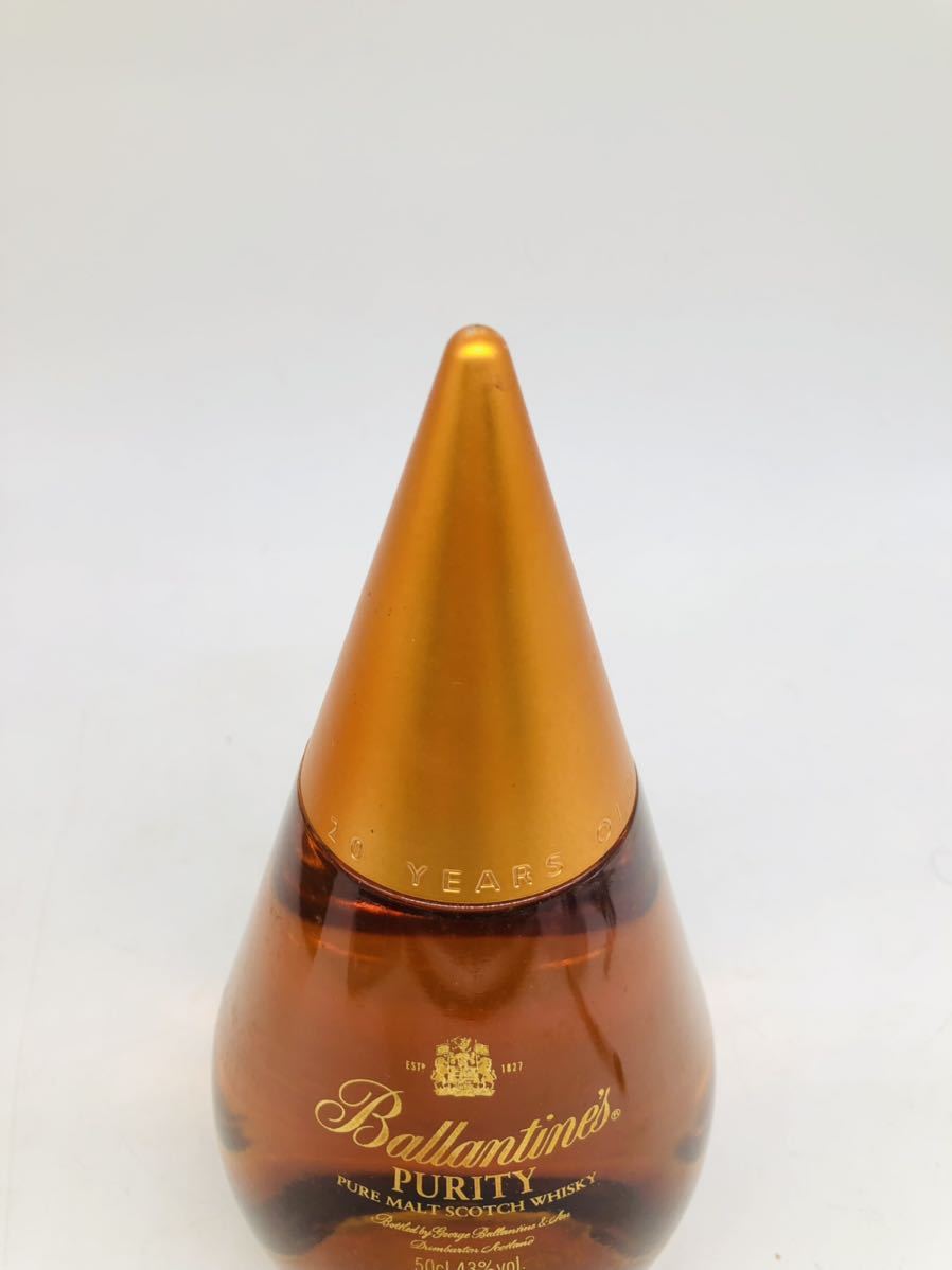 未開栓】Ballantine's PURITY バランタイン ピュリティ 20年 スコッチウイスキー ピュアモルト 500ml 43% 古酒  箱付きWH0953