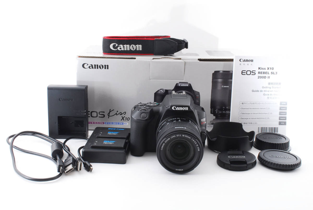 実用品 Canon キヤノン EOS KISS X10 レンズキット 18-55mm #4634(キヤノン)｜売買されたオークション情報、yahooの商品情報をアーカイブ公開  - オークファン（aucfan.com）