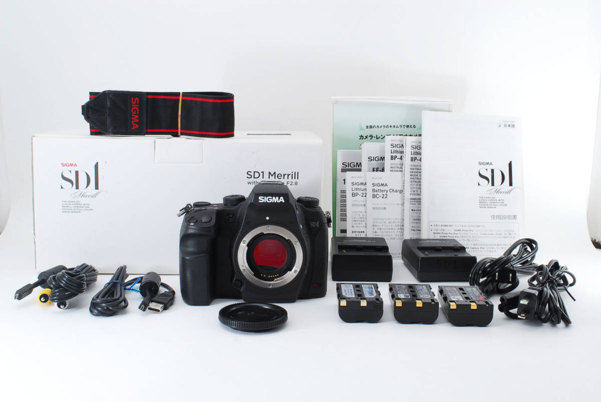 レンズクリーニング済 SIGMA SD1 Merrill シグマ カメラケース付