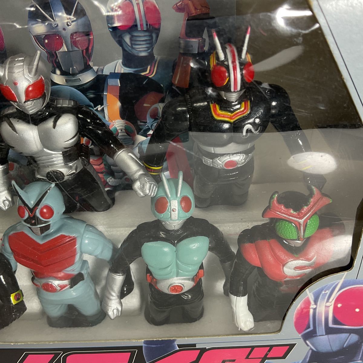 ☆レアフィギュア☆ 仮面ライダーナイト(2002年)フィギュア 1円スタート】【同梱可】RX 仮面ライダー bu Black 栄光の10人