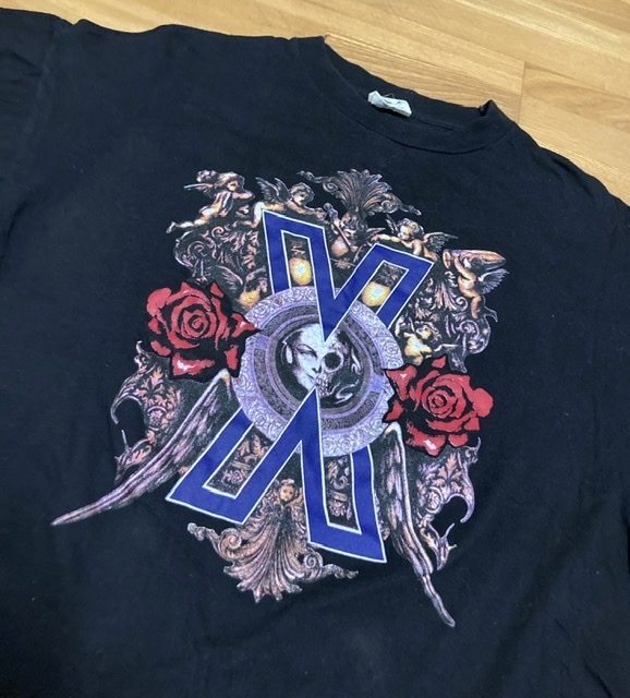 dead stock ！90's VINTAGE X JAPAN 1991 Violence in Jealousy STAFF Tee size L エックス ツアー ヴィンテージ Tシャツ _画像1