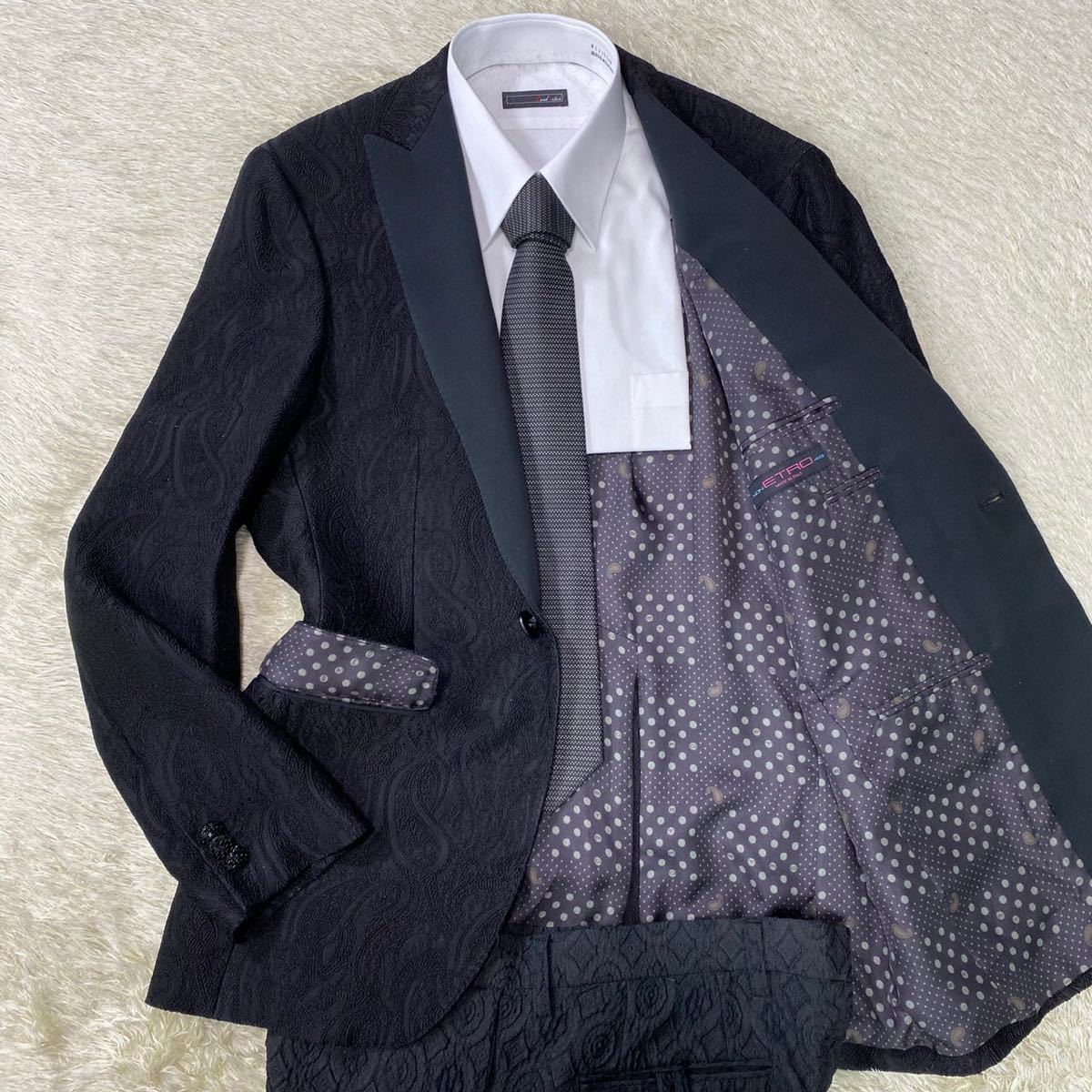 超希少!エトロ【至高のペイズリー】ETRO スーツ タキシード