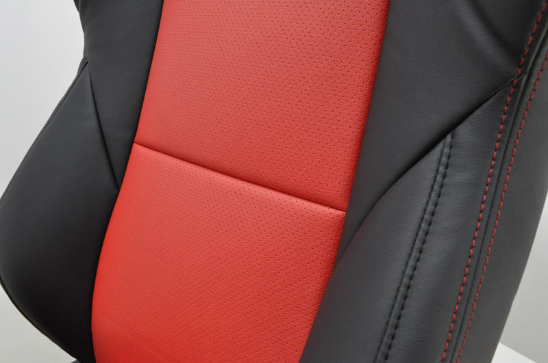 ☆G-Bring シートカバー RECARO レカロ SR-7[ブラック×センターレッド](注)要納期確認 新品未使用☆_画像2