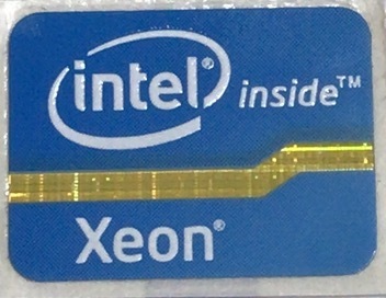 # новый товар * не использовался #10 шт. комплект [intel inside XEON] эмблема наклейка [21*16.] бесплатная доставка * слежение сервис имеется *P074