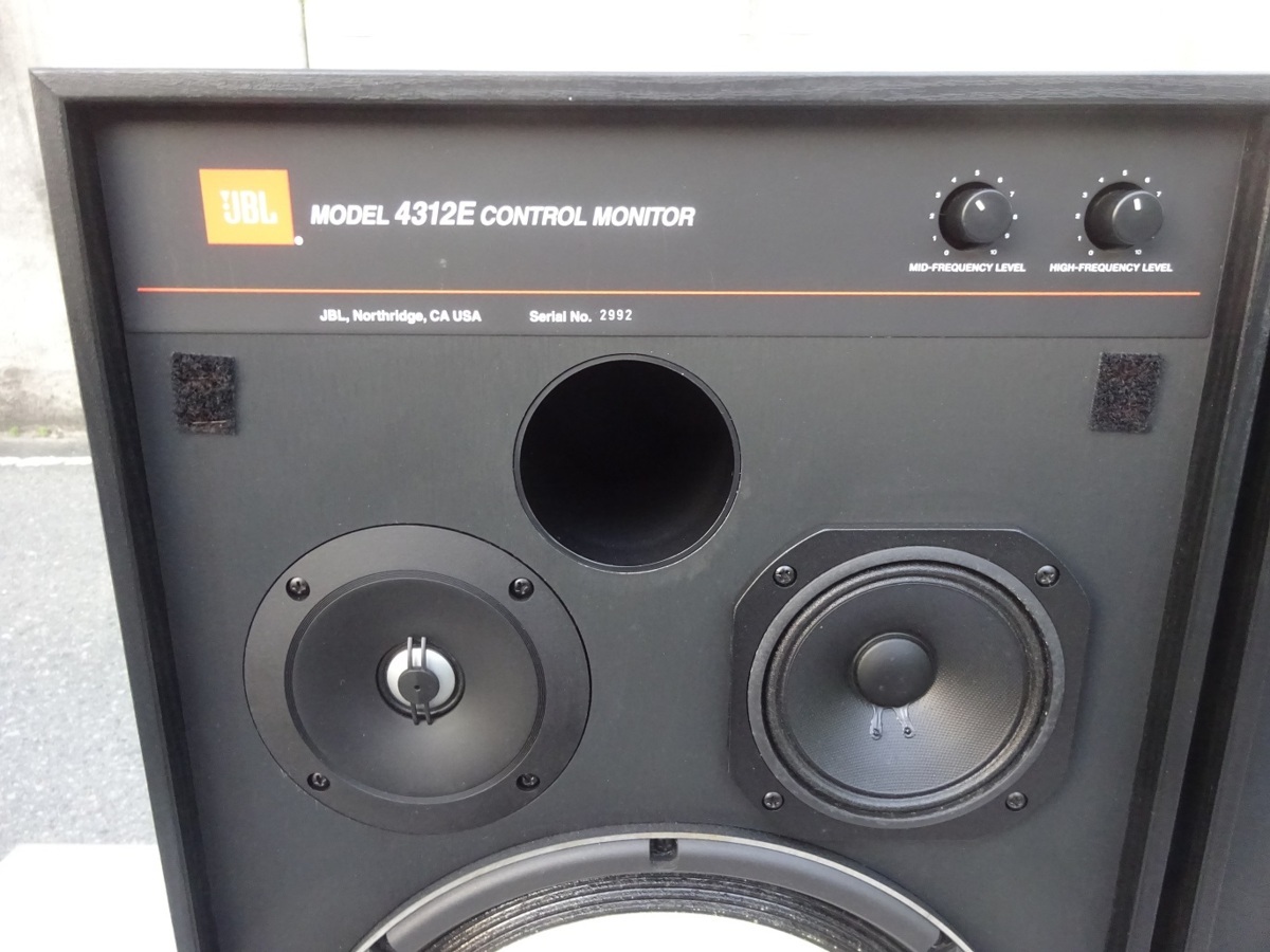 Yahoo!オークション - 美品 JBL 4312EBK CONTROL MONITOR Yahoo!オークション - 美品 JBL 4312EBK CONTROL MONITOR