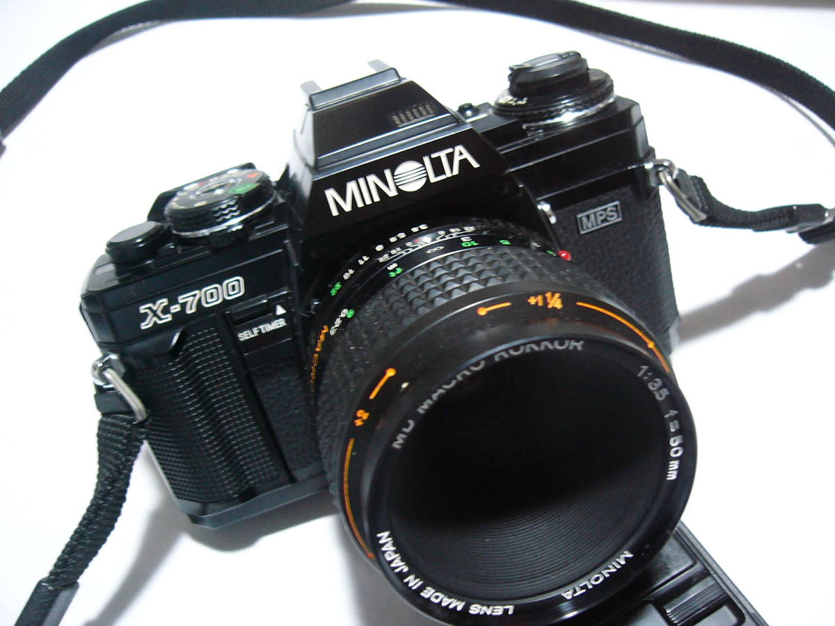 【訳あり】 完動品＊Minolta MPS＊フィルムカメラ X-700 フィルムカメラ