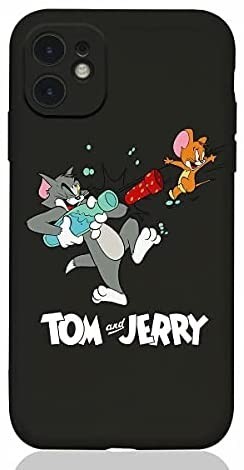 トムとジェリー iphone 11 用 ケース スマホケース Tom and Jerry 指紋防止 レンズ保護 Qiワイヤレス充電_画像1
