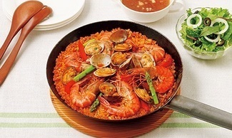 free shipping mail service paella. element . thickness . shrimp purport .120g Japan meal .8723x5 sack /.