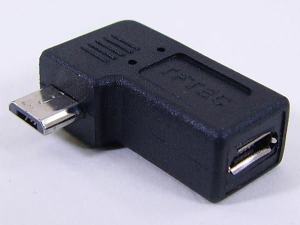同梱可能 USB microUSB 変換プラグ 右L型(フル結線)USBMC-RLF 変換名人/4571284887992_画像2