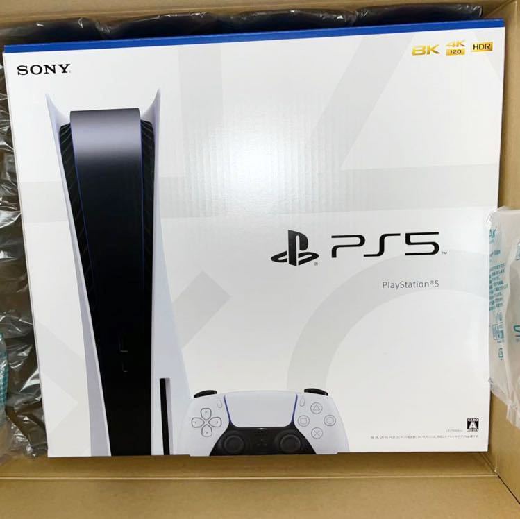 PS5 本体 プレイステーション5 未開封新品未使用 PlayStation5 SONY CFI-1100A01 パッケージ版 ディスク対応版 ディスクドライブ搭載モデル_新品未使用です