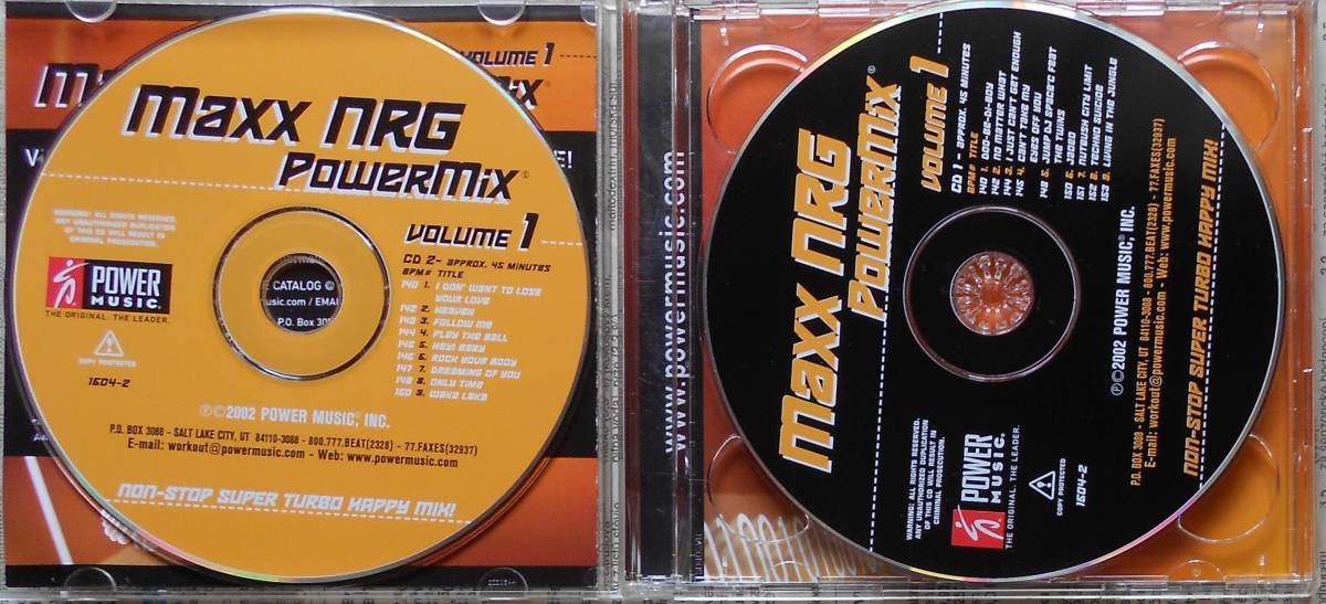 2枚組全18曲「MAXX NRG POWERMIX VOLUME 1」送込 送料無料 即決 エアロビクス・フィットネス/神レア・入手困難盤  RARE｜PayPayフリマ