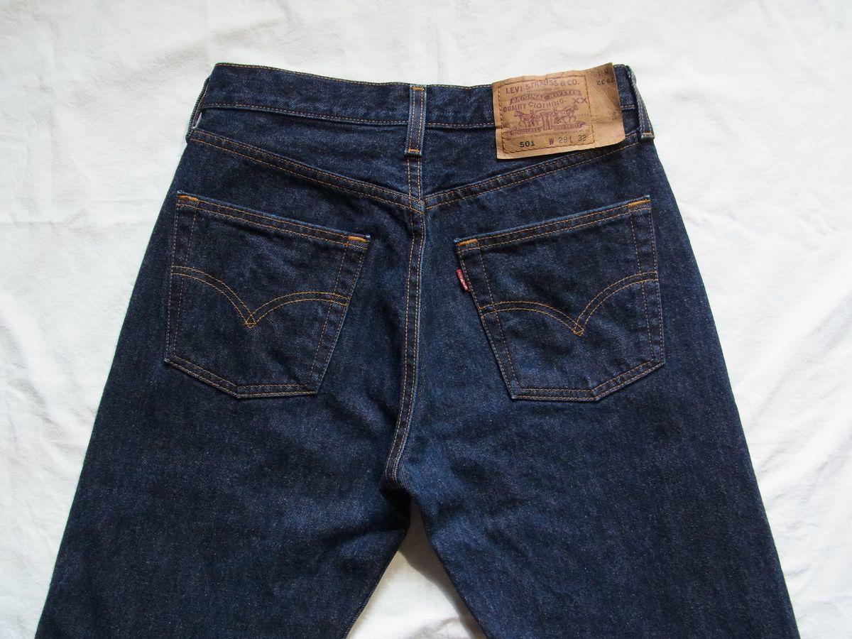 ★美品★ 90s USA製 Levi's リーバイス 501 デニム パンツ W29×L32 濃紺 ★古着 1998年製造 オリジナル ビンテージ オールド 80s 505_画像5