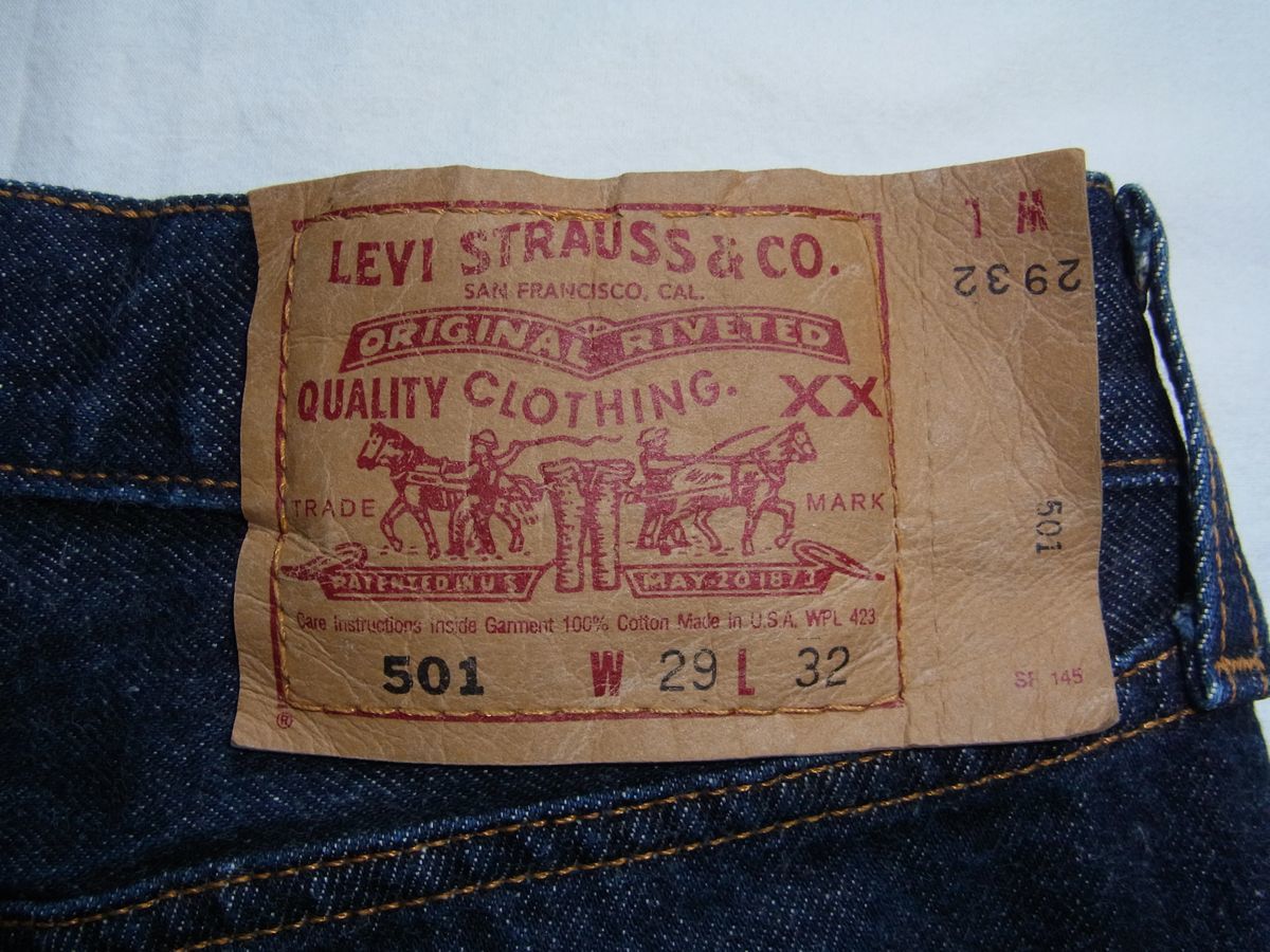 ★美品★ 90s USA製 Levi's リーバイス 501 デニム パンツ W29×L32 濃紺 ★古着 1998年製造 オリジナル ビンテージ オールド 80s 505_画像7