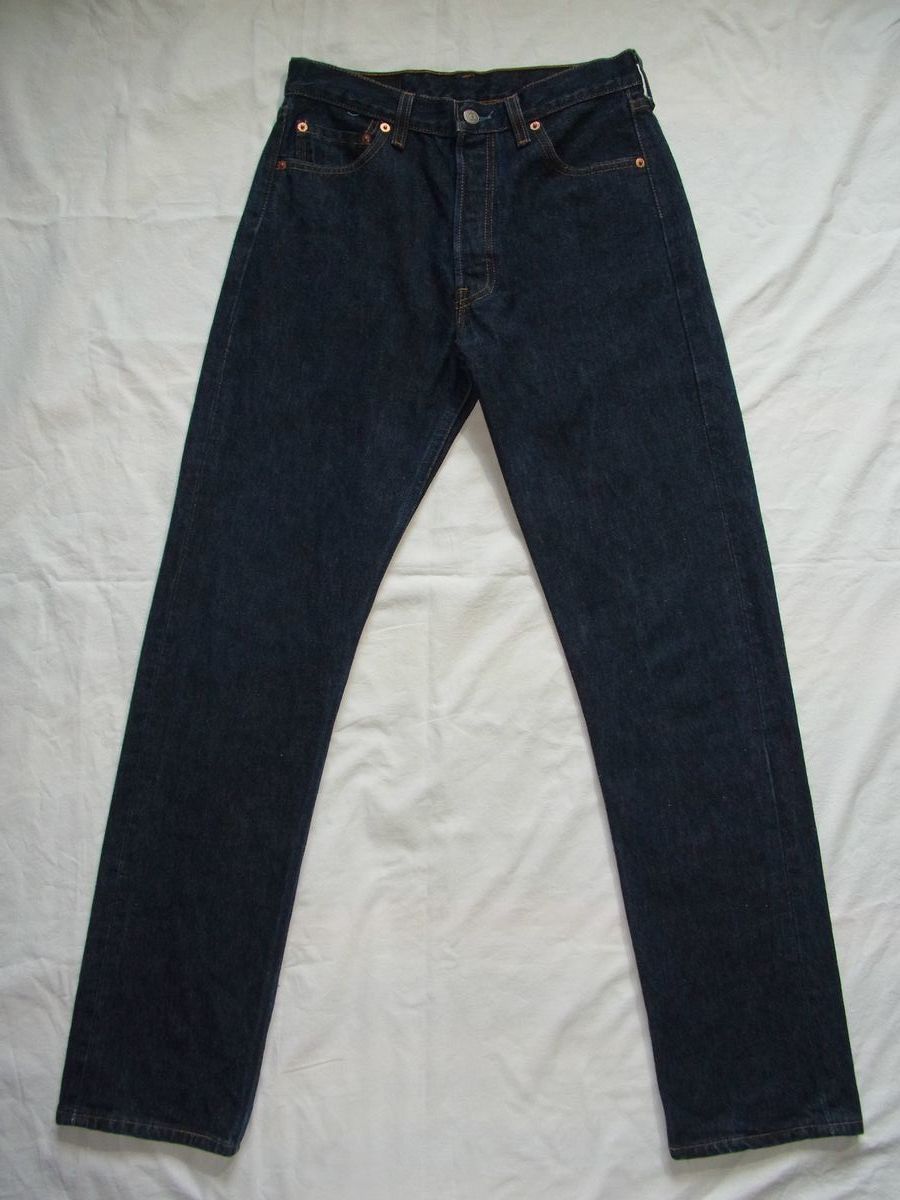 ★美品★ 90s USA製 Levi's リーバイス 501 デニム パンツ W29×L32 濃紺 ★古着 1998年製造 オリジナル ビンテージ オールド 80s 505_画像1