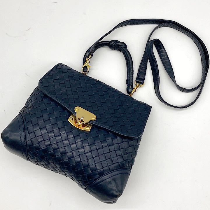 1円〜 超極美品 BOTTEGA VENETA ボッテガ ヴェネタ ハンドバッグ