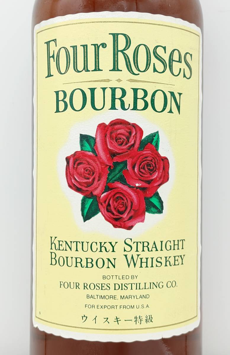 【全国送料無料】特級 Four Roses 6years old KENTUCKY STRAIGHT BOURBON WHISKEY　43度　750ml