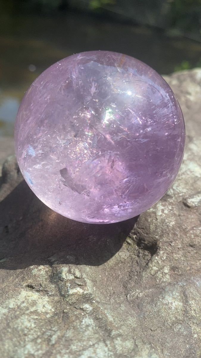 アメジスト スフィア 紫水晶 水晶 クォーツ
