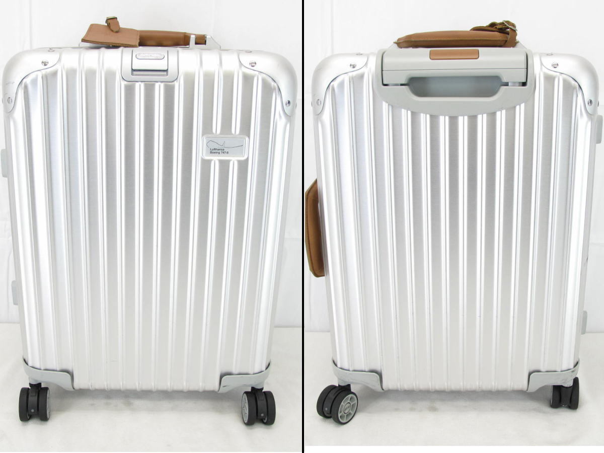 美品/庫内超美品 RIMOWA/リモワ トパーズ ルフトハンザ Lufthansa Boeing 747-8 921.90 スーツケース 4輪