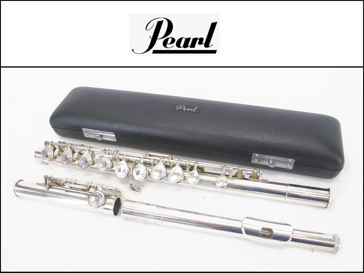 □Pearl/パール□フルート□NS-97□頭部シルバー925□ケース付き□現状