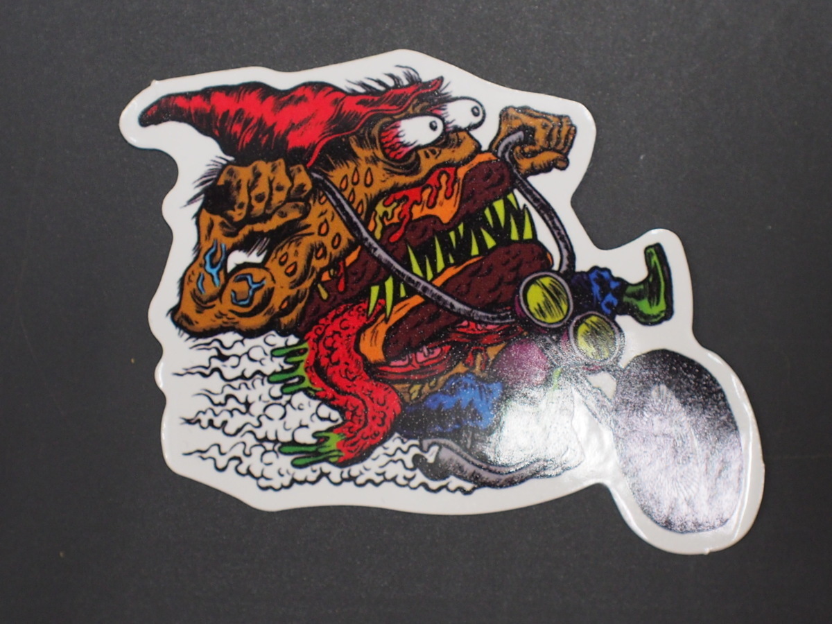 ホッドロッド ローブロー・アート エド ロス ビッグダディ Ed Big Daddy Roth ラットフィンク RAT FINK ステッカー シール 管理No.16867_画像1