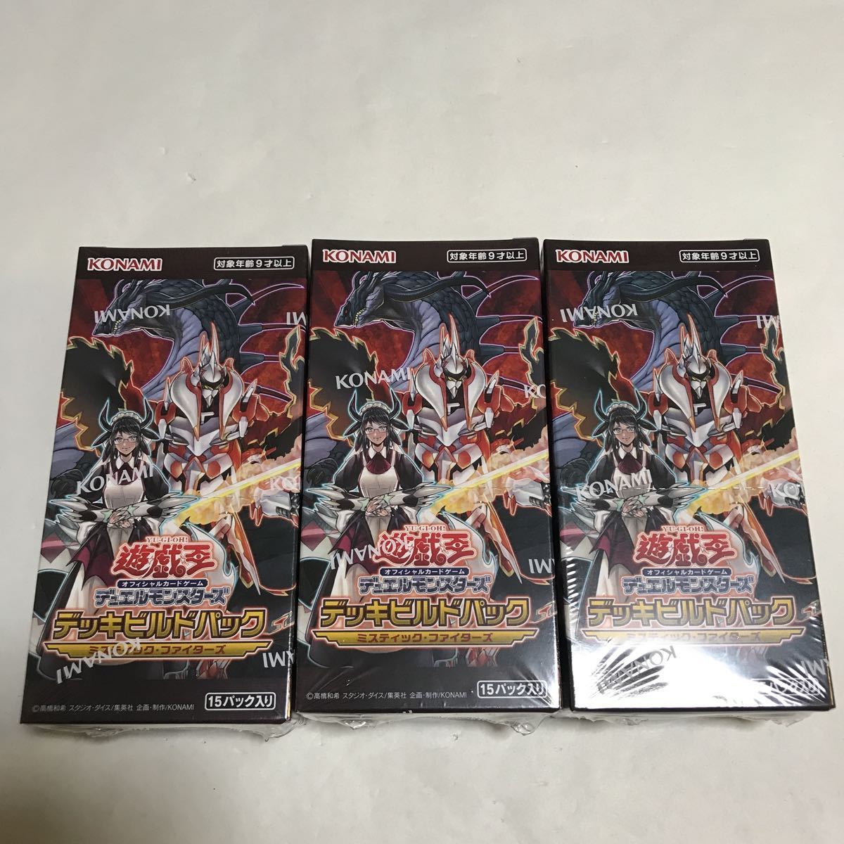 ターズ 新品・未開封 遊戯王ミスティック ファイターズ 3Box yZjba