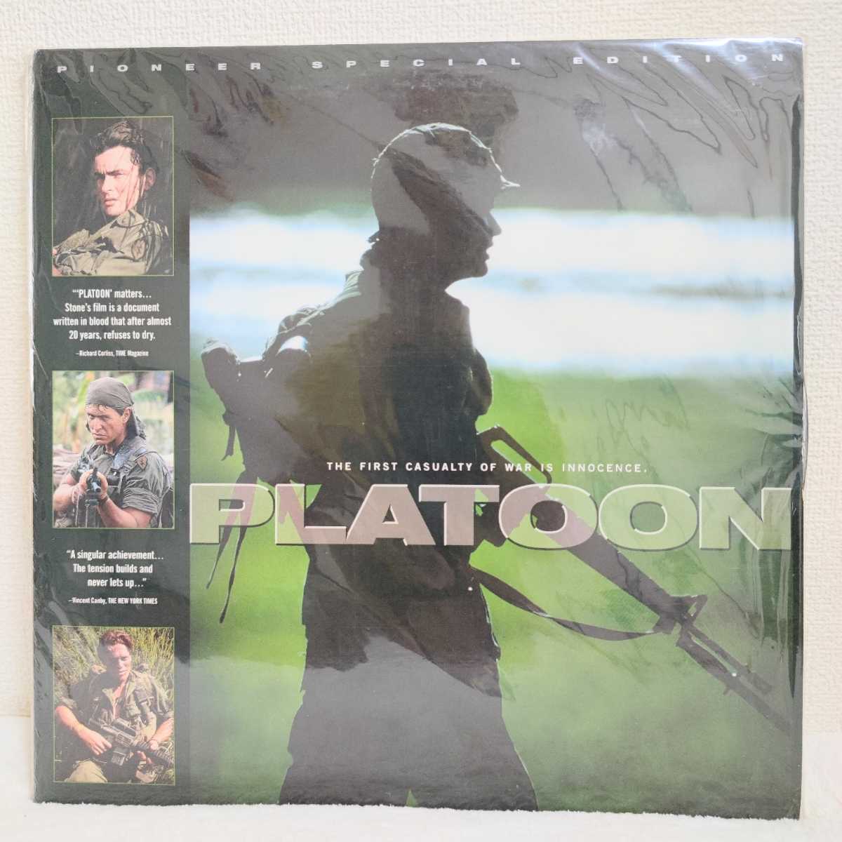 輸入盤LD PLATOON 2LD 映画 英語版レーザーディスク 管理№2066_画像1