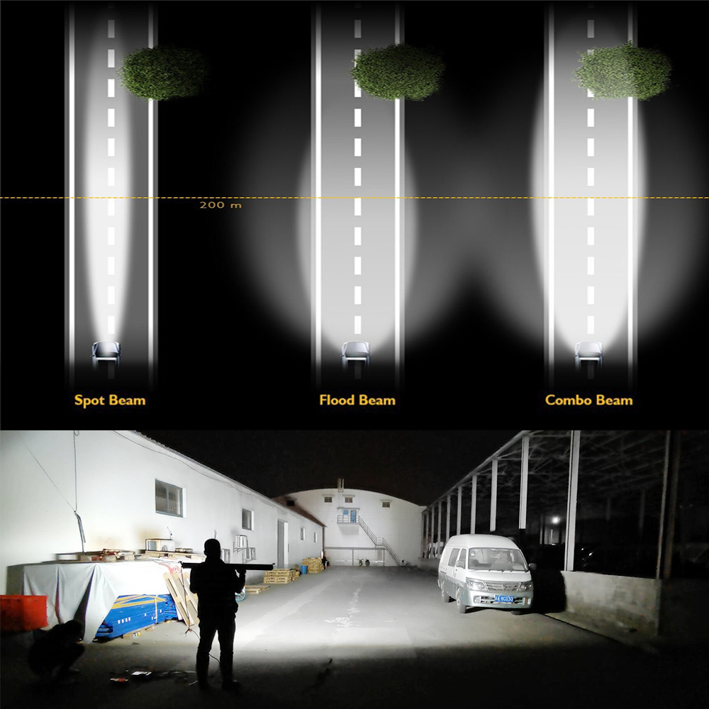 ライトバー ランドクルーザー 70系 ワークライト ランクル 超高輝度 3層 LED 22インチ ストレートタイプ トヨタ_画像5