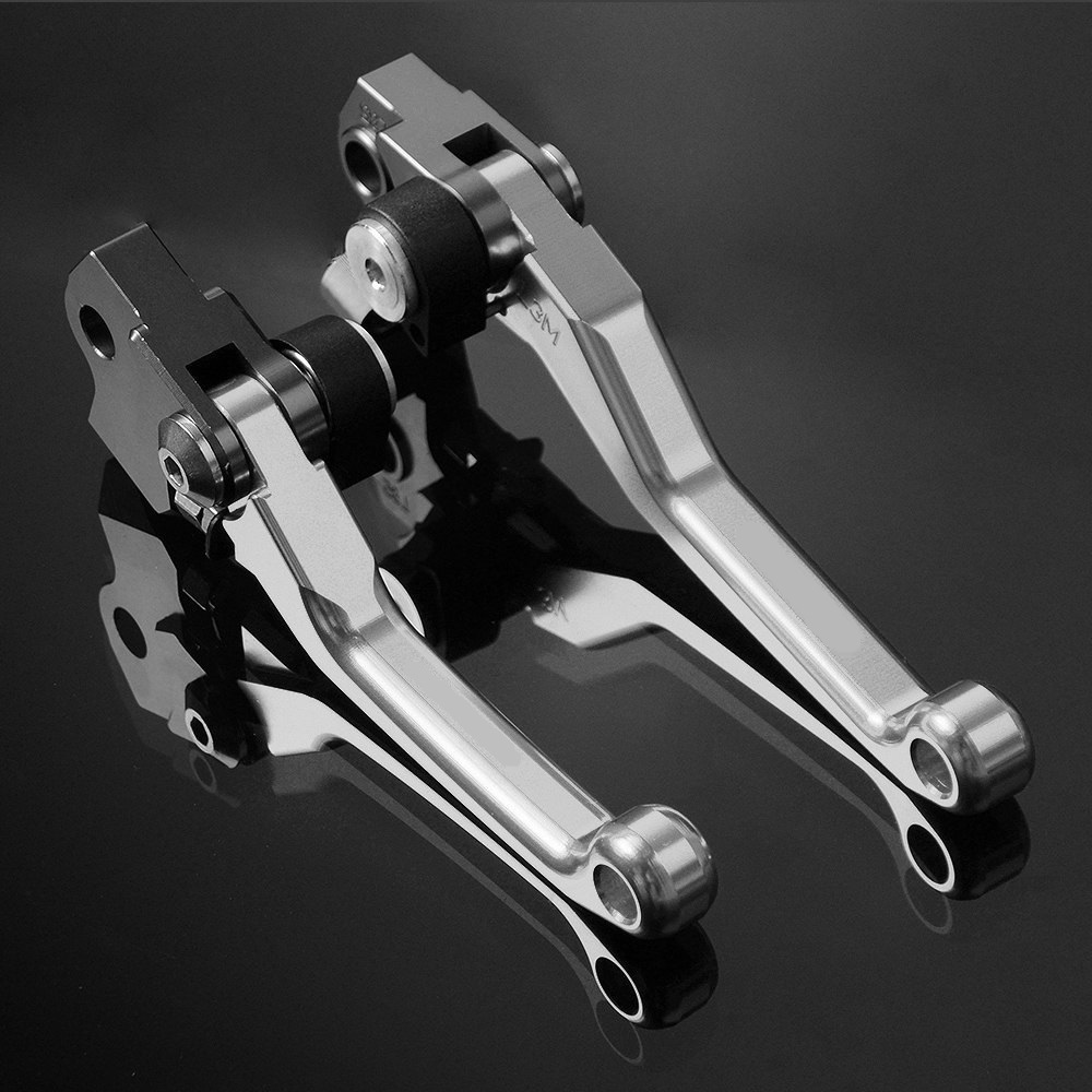 ブレーキレバー KTM 85SX クラッチレバー '14-'18 角度調整 可倒式 シルバー FREAXLL_画像1