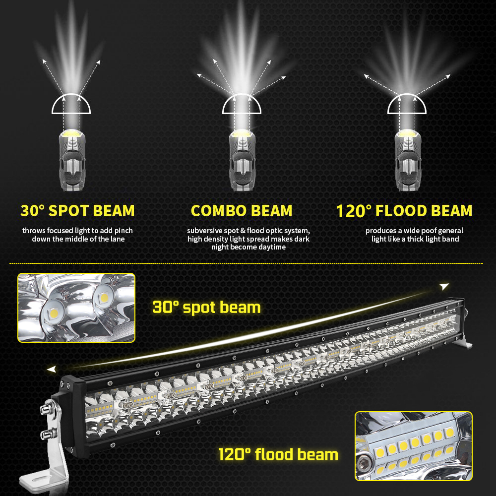 ライトバー ランドクルーザー 70系 ワークライト ランクル 超高輝度 3層 LED 42インチ ストレートタイプ トヨタ_画像3