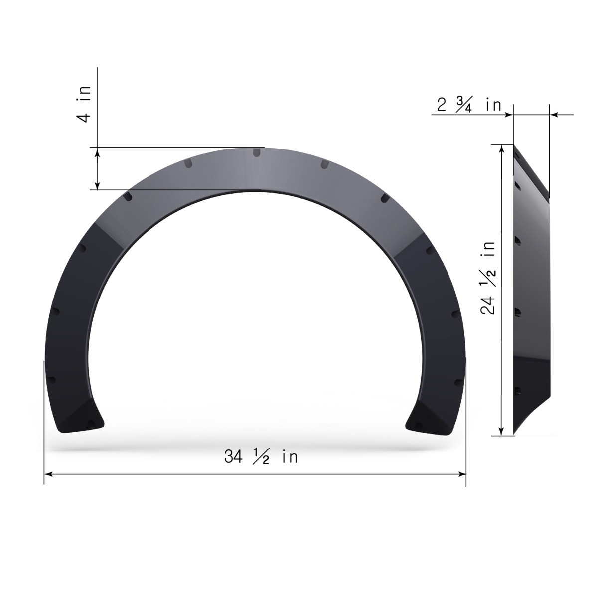 オーバーフェンダー インプレッサ GDA GDB 70mm ABS製 Glider 付属品有 スバル Clinched_画像4