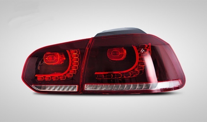 テールライト フォルクスワーゲン ゴルフ6 5K Mk6 テールランプ LED RSU製 GOLF GTI ゴルフR シーケンシャルウィンカー_画像1