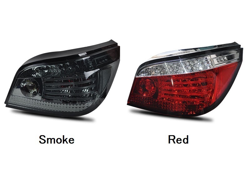 テールライト BMW E60 5シリーズ テールランプ LED '03-'10 TYPE-B レッド AOKEDING_画像3