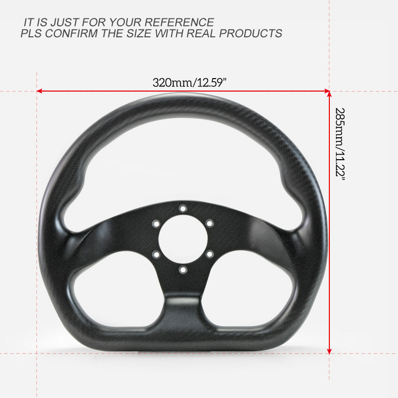 ステアリング オデッセイ RB1 RB2 RB3 RB4 RC1 RC2 CFRP ドライカーボン製 ハンドル 320mm フラットDAタイプ 艶なし ホンダ EPR_画像2