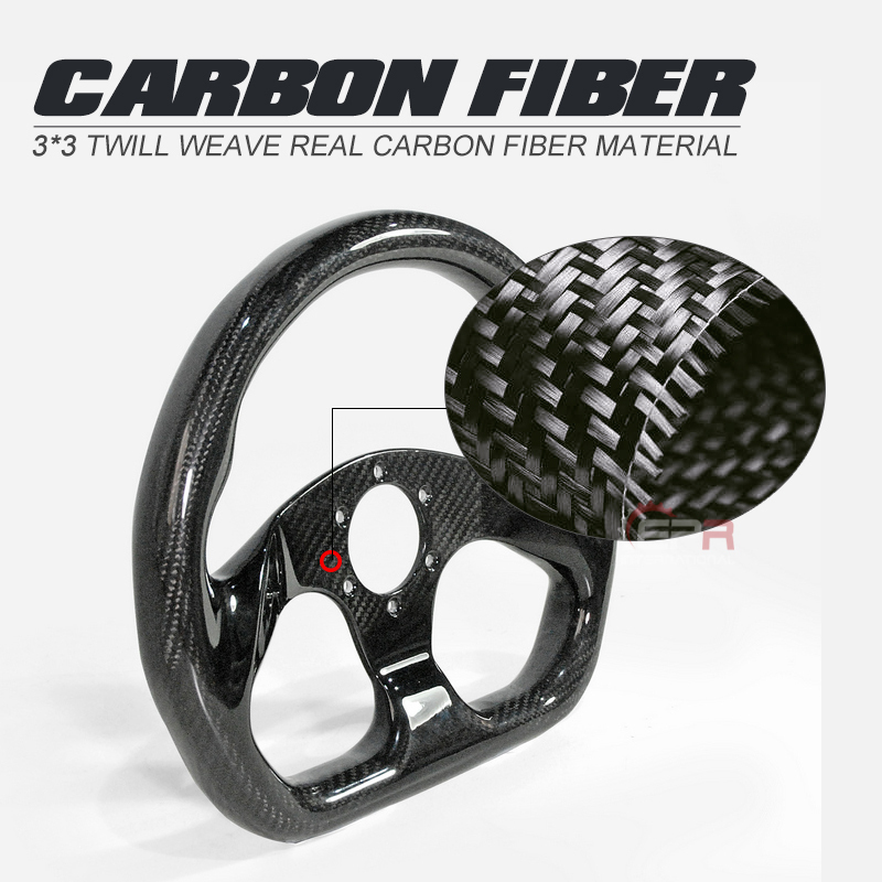  steering gear Integra DC2 DC5 CFRP dry carbon made steering wheel 320mm Flat DA type glossy Honda EPR
