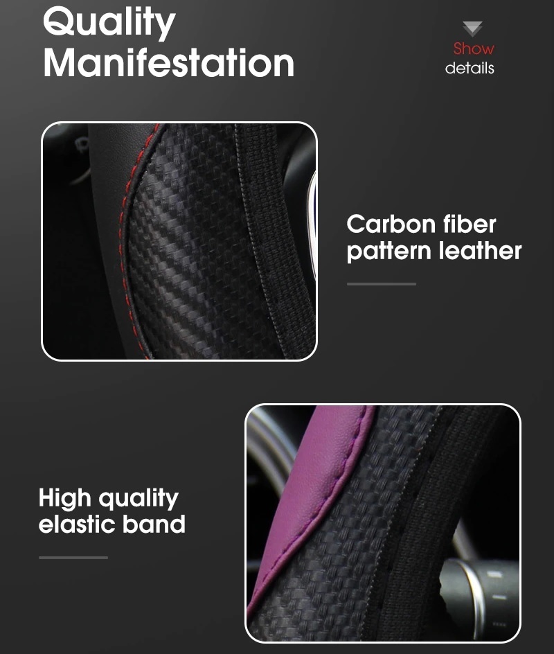 ハンドルカバー シルビア S13 S14 S15 ステアリングカバー 高品質 快適な通気性 滑り防止 S14 日産 CARSUN_画像7