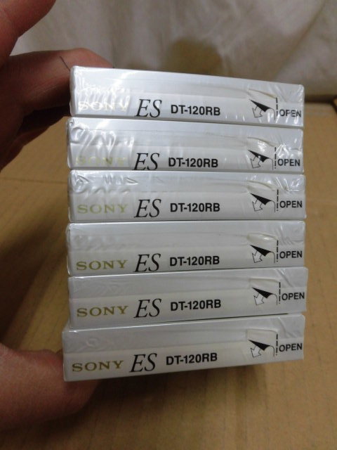 !〇貴重!! 未使用 高品位DATカセット SONY ES120 DT-120RB ソニー デジタルオーディオテープ ６本 １２０分 日本製 室内保管品_画像6