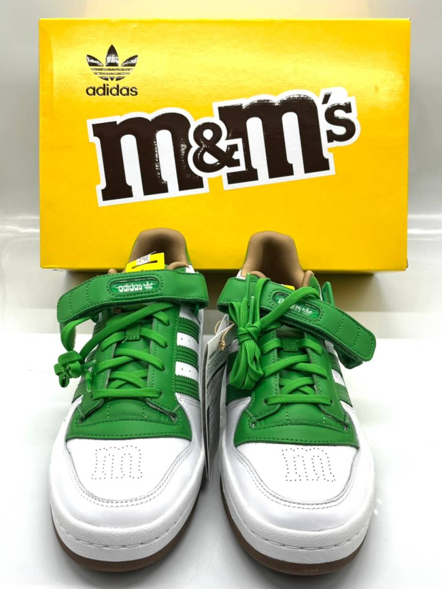 【未使用品】m&m's × adidas Forum Low　Green　 27.5cm