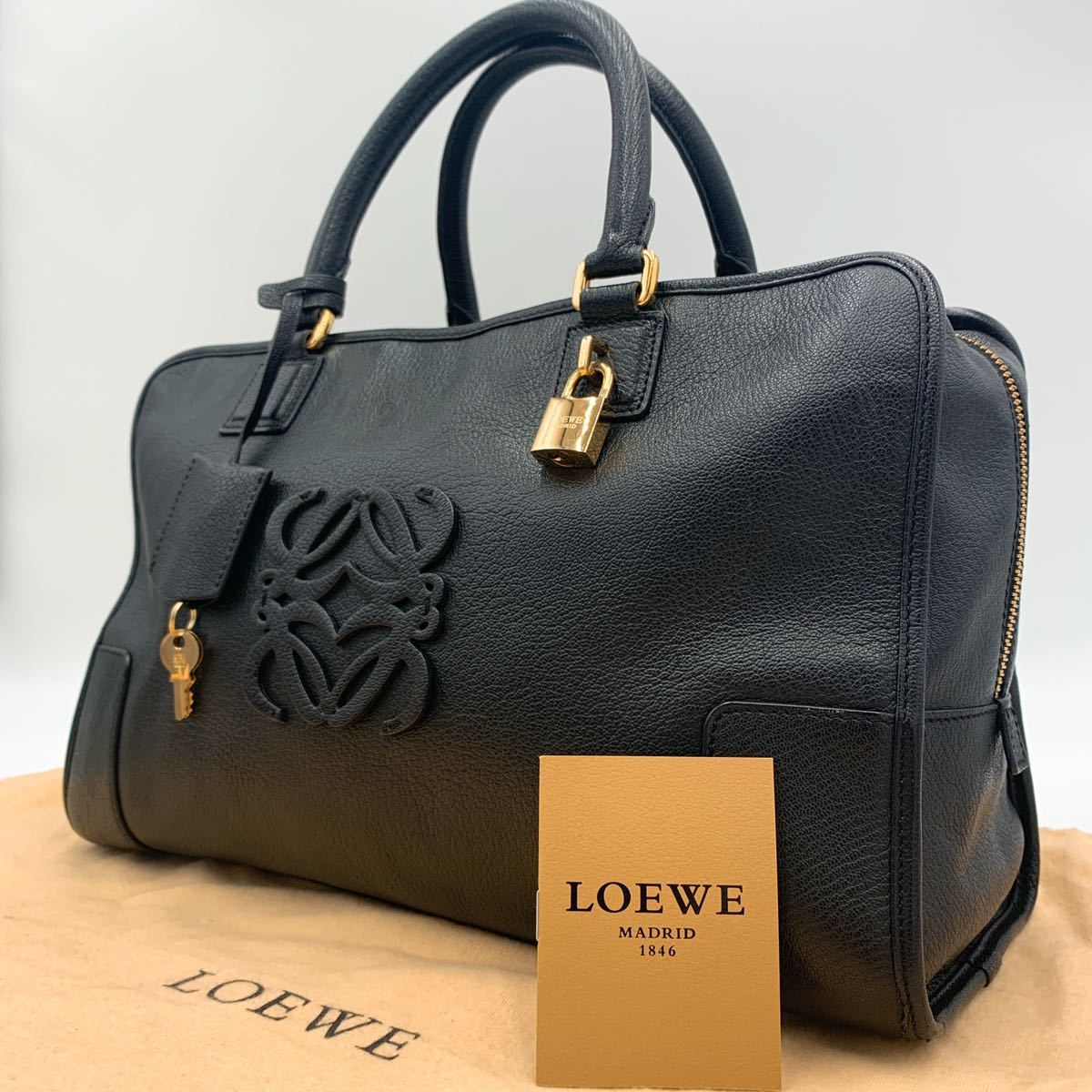 1円《未使用級》LOEWE ロエベ アマソナ36 アナグラム ハンドバッグ