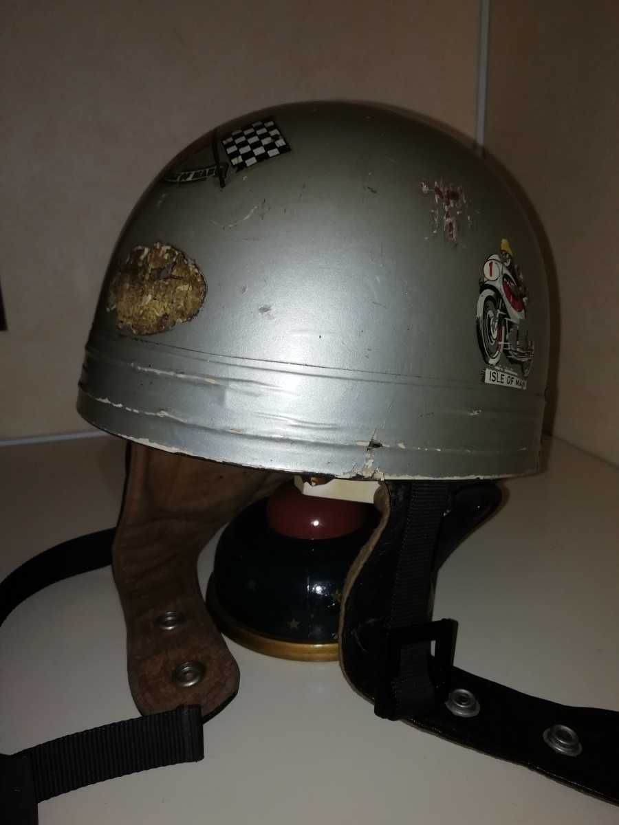 ルイスレザー ヘルメット AVIAKIT TRACKSTAR 英国製 ヴィンテージ USED 