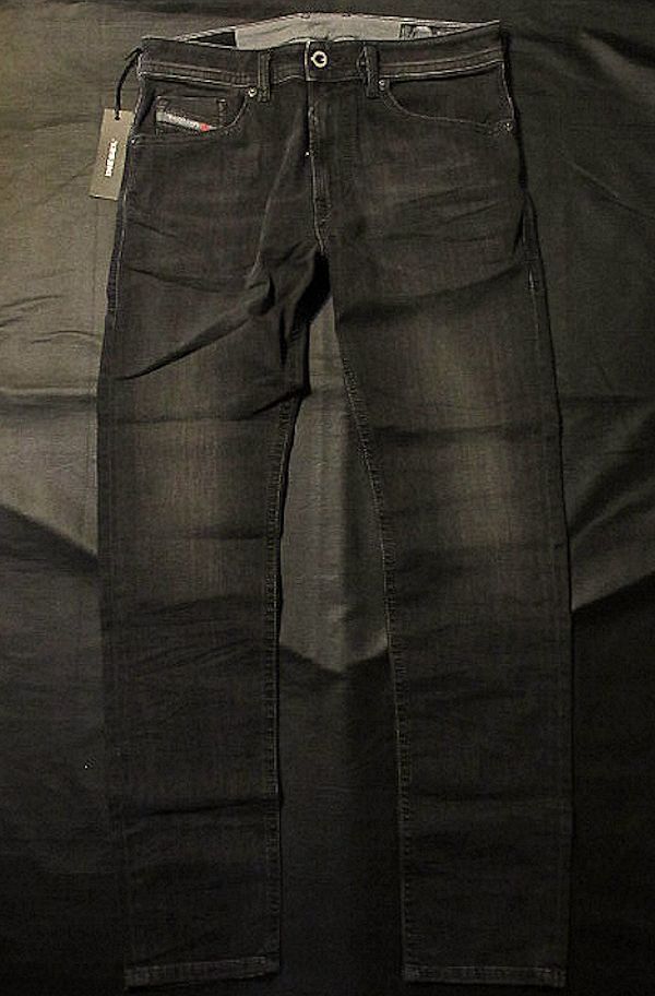 本物正規◆DIESEL ディーゼル◆ストレッチデニム THOMMER SLIM-SKINNY■31×30■0687J ブラック ウォッシュ■新品/Col 02_画像2