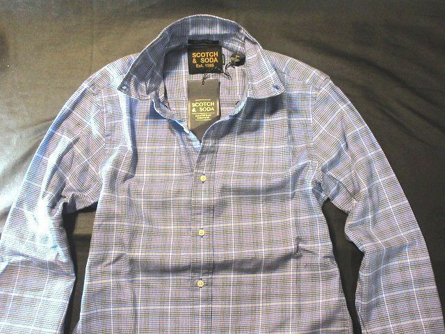人気ブランド新作豊富 本物正規◆SCOTCH&SODA スコッチ&ソーダ◆長袖シャツ ボタンダウン■青白系■S■新品/152203 長袖シャツ 人気ブランド新作豊富 本物正規◆SCOTCH&SODA スコッチ&ソーダ◆長袖シャツ ボタンダウン■青白系■S■新品/152203 長袖シャツ