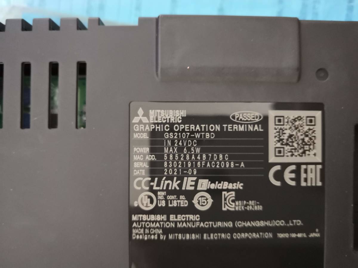 未使用 三菱電機 GOT タッチパネル GS2107-WTBD MITSUBISHI 2021 未使用 三菱電機 GOT タッチパネル GS2107-WTBD MITSUBISHI 2021
