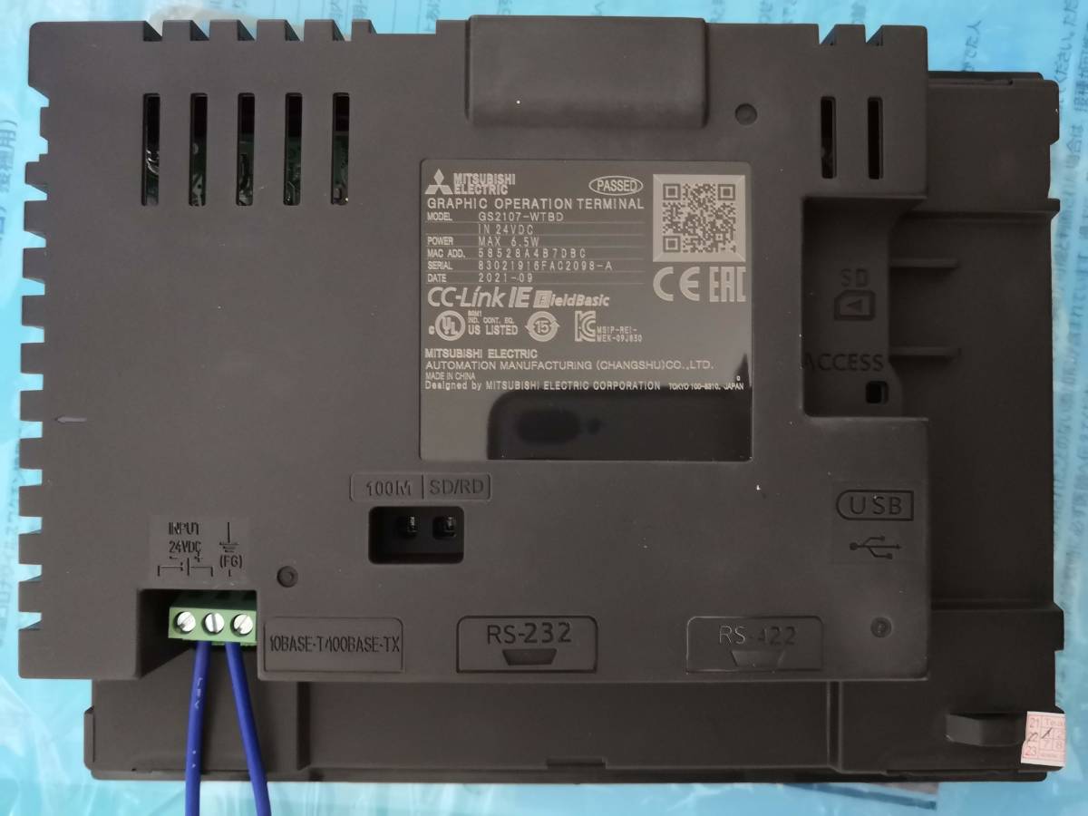 未使用 三菱電機 GOT タッチパネル GS2107-WTBD MITSUBISHI 2021 未使用 三菱電機 GOT タッチパネル GS2107-WTBD MITSUBISHI 2021