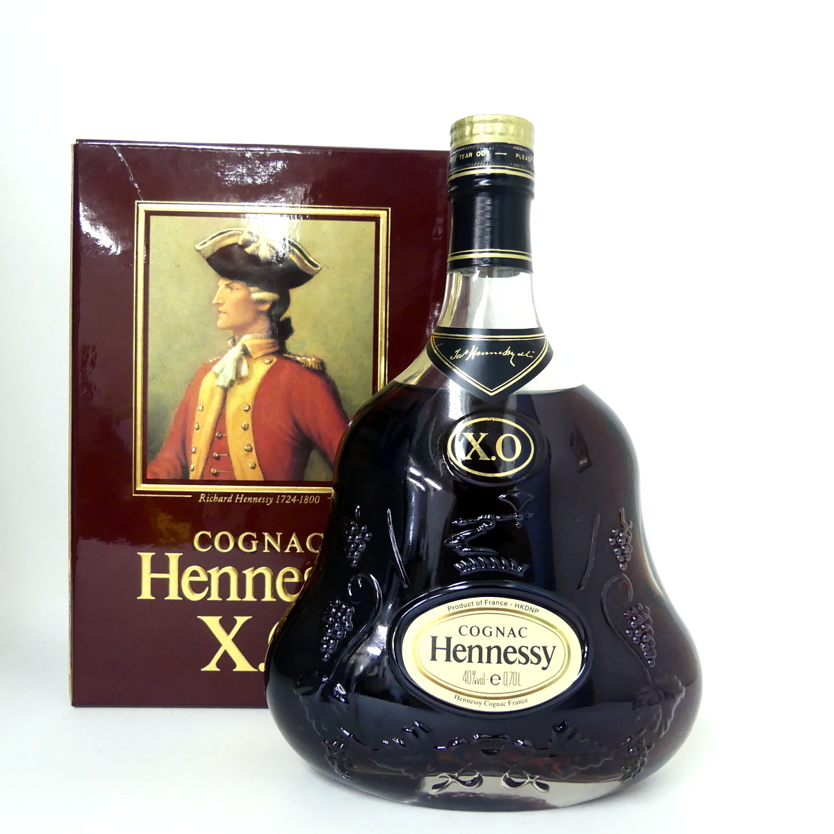 hennessy xo◇ヘネシー XO◇ 金キャップ クリアボトル 古酒 未開栓 ...
