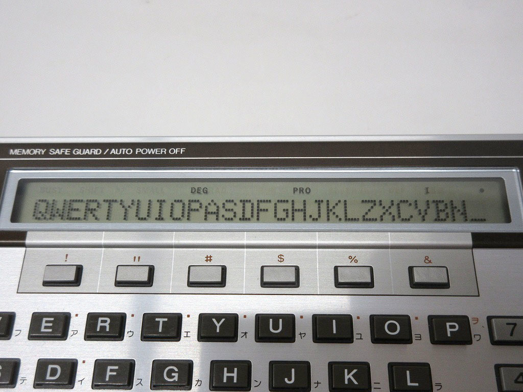 05K139 SHARP sharp pocket computer [PC-1501] + 8KB RAM [CE-155] electrification reaction equipped battery BOX inside is damage guarantee none part removing etc. selling out 