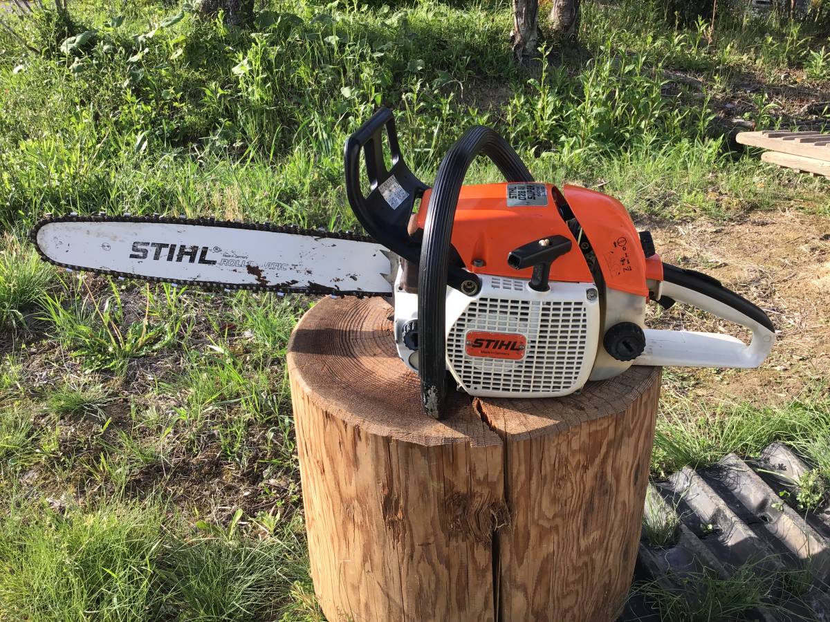 ＳTIHL スチール　エンジンチェーンソー　028AV 排気量52cc バー45cm 中古動作品_画像1