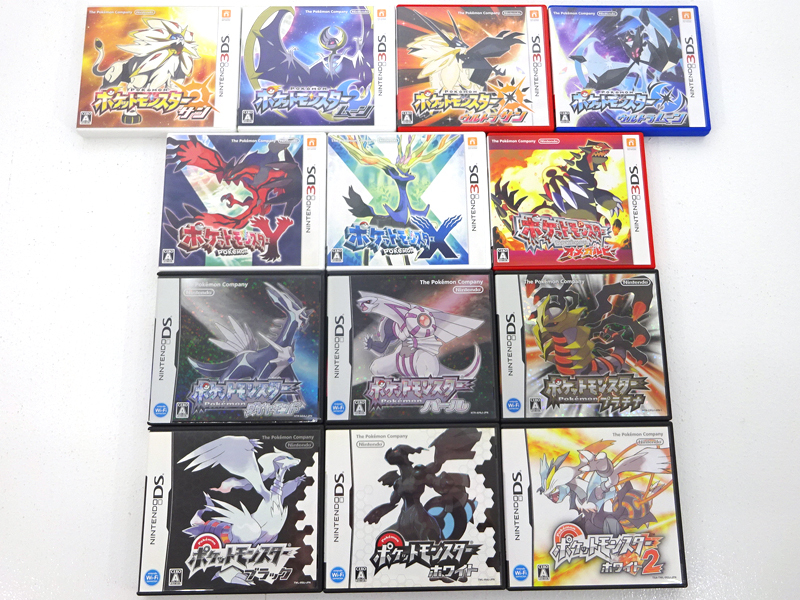 ☆中古☆ポケットモンスター ポケモン DSソフト 6本 3DSソフト 7本 計